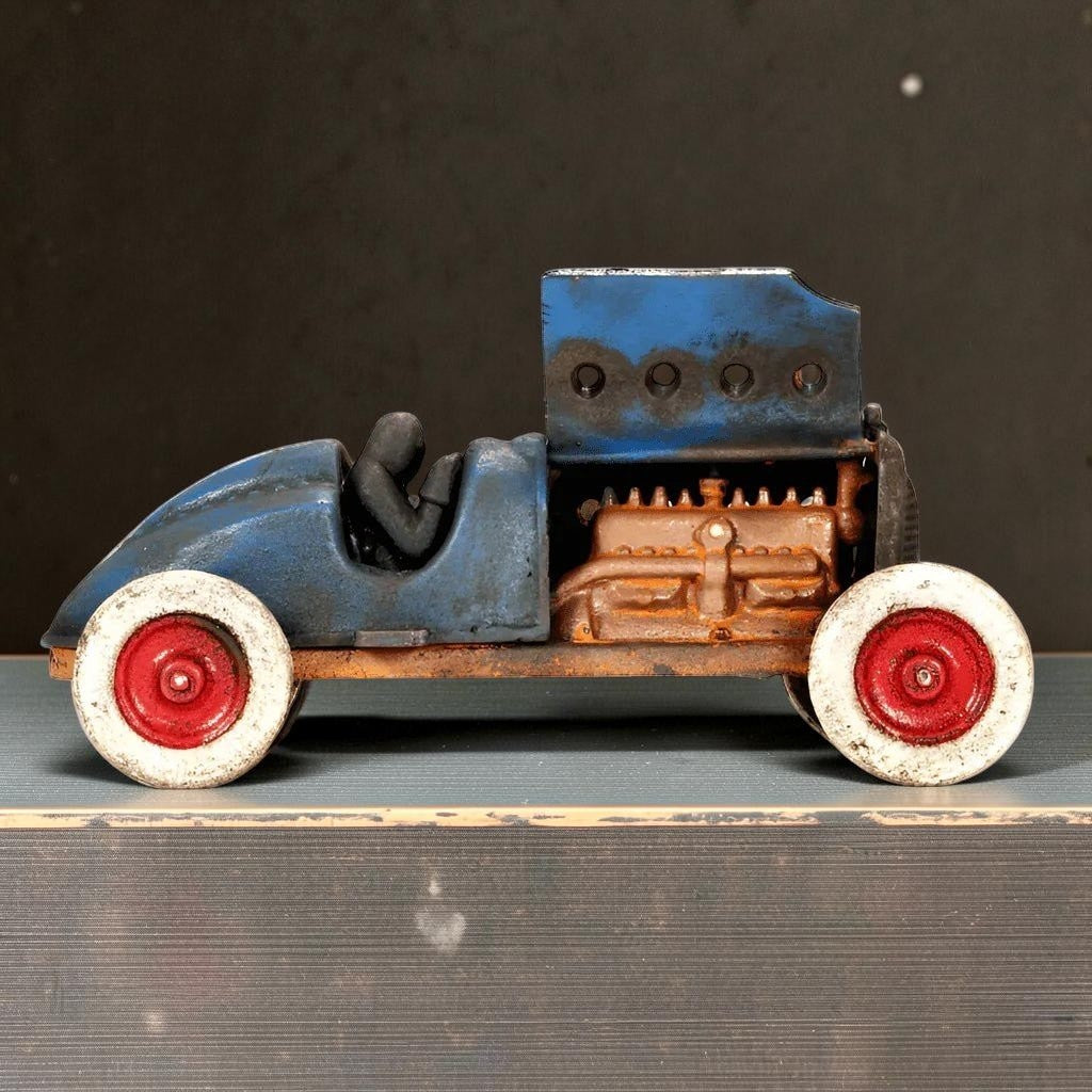 Blue Racer Cast Iron Car - Jones Peak