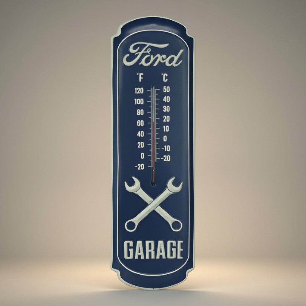 Ford Glow - In - The - Dark Wall Thermometer - Jones Peak