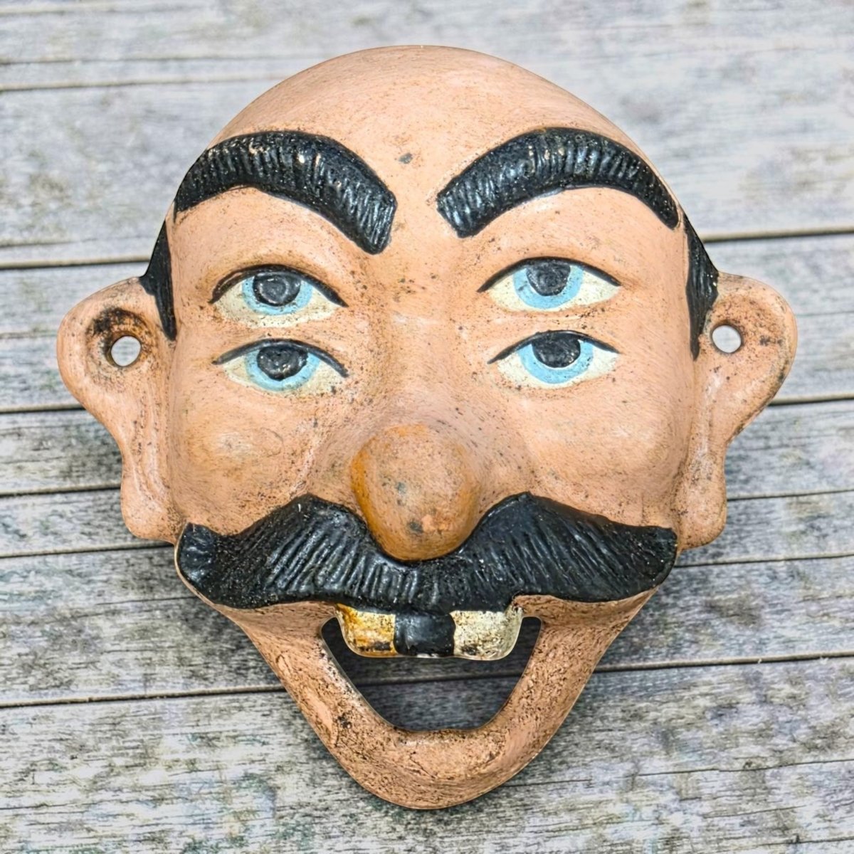 Man Four - Eyed Cast Iron Wall Bottle Opener - Jones Peak