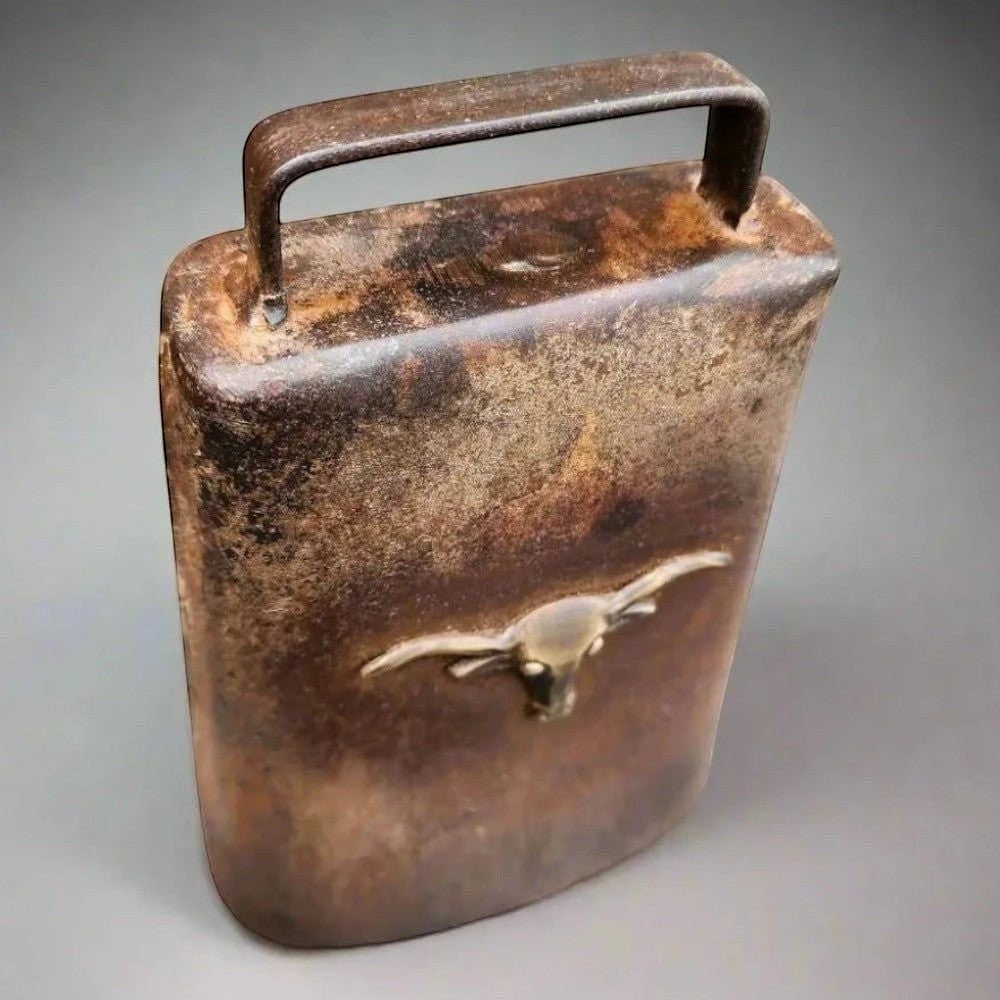 Western Cow Bell With Steer Head - Jones Peak