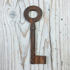 Alcatraz Prison San Francisco Cast Iron Cell Key With Antique Finish (5" Long) - Jones Peak