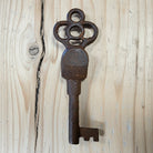 Skull Cast Iron Key With Skull Head & Antique Finish (5" Long) - Jones Peak