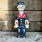 Popeye Sailor Man Cast Iron Coin Bank With Painted Antique Finish (5" Tall) - Jones Peak