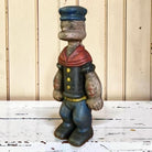 Popeye Sailor Man Cast Iron Coin Bank With Painted Antique Finish (9" Tall) - Jones Peak