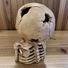 Skull One Eye Cast Iron Mechanical Coin Bank With Painted Antique Finish (6" x 5.5") - Jones Peak
