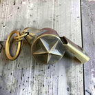 LAPD 1920's Solid Brass Star Police Whistle (2" Long) - Jones Peak