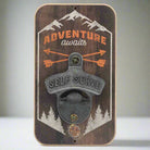 Adventure Awaits Mountains & Arrows Wall Bottle Opener (3.5" x 6") - Jones Peak