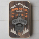 Adventure Awaits Mountains & Arrows Wall Bottle Opener (3.5" x 6") - Jones Peak