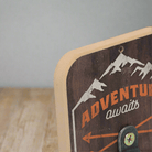 Adventure Awaits Mountains & Arrows Wall Bottle Opener (3.5" x 6") - Jones Peak