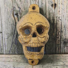 Skull Cast Iron Wall Mounted Bottle Opener With Antique Finish (5" x 2.75") - Jones Peak