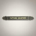 Captains Quarters Aluminum Painted Plaque - Jones Peak