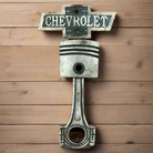 Chevrolet Door Handle With Painted Antique Finish (9.5" x 4.5") - Jones Peak