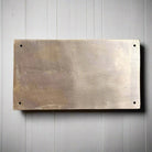 Winchester Repeating Arms Solid Brass Plaque With Raised Lettering (6.75" x 3.75") - Jones Peak