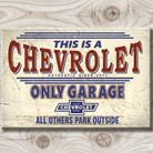 Chevrolet Only Garage Magnet - Jones Peak