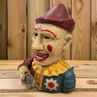 Clown Cast Iron Mechanical Coin Bank - Jones Peak
