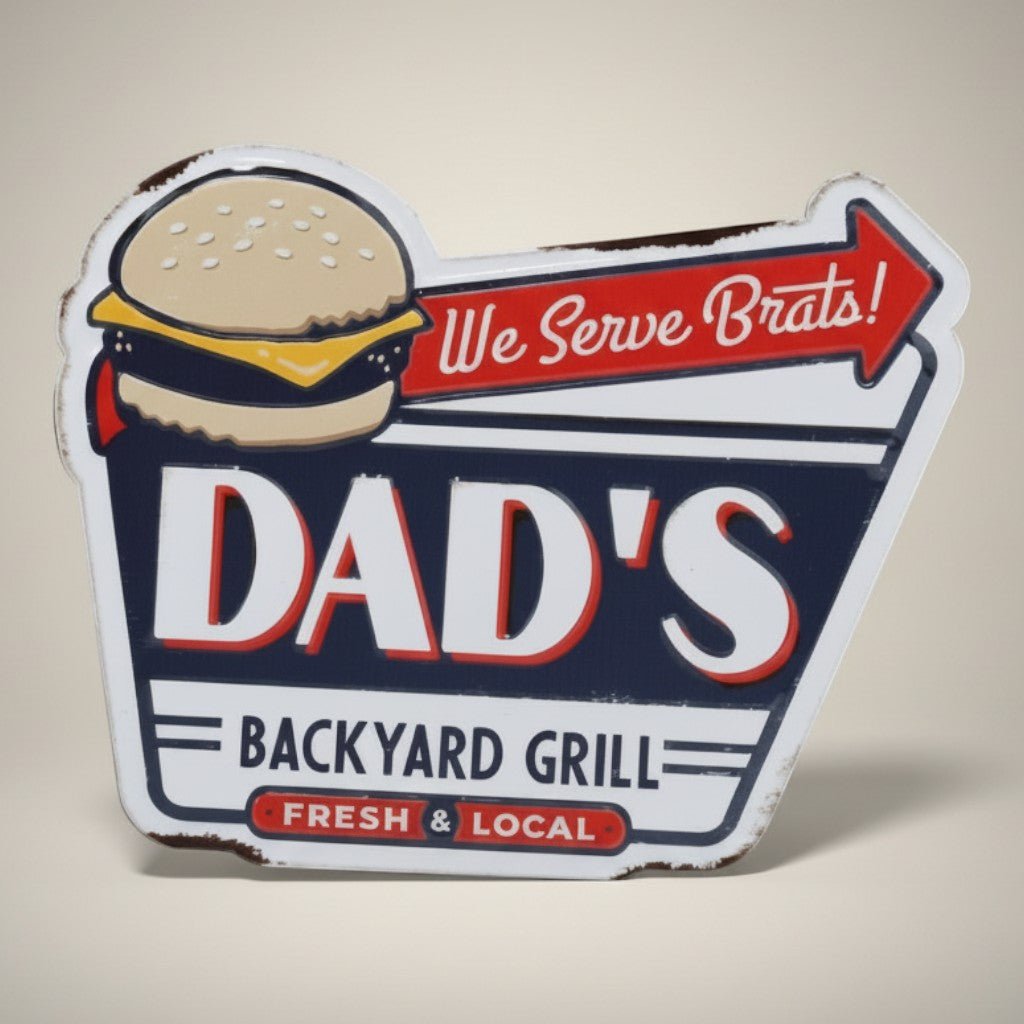 Dad's Backyard Grill Metal Magnet - Jones Peak