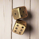 Dice Solid Brass And Rounded Corners - Jones Peak