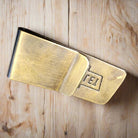 Chevrolet Solid Brass Money Clip With Raised Lettering & Antique Finish (2.25" x 1") - Jones Peak