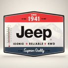 Jeep Since 1941 Embossed Wall Thermometer - Jones Peak