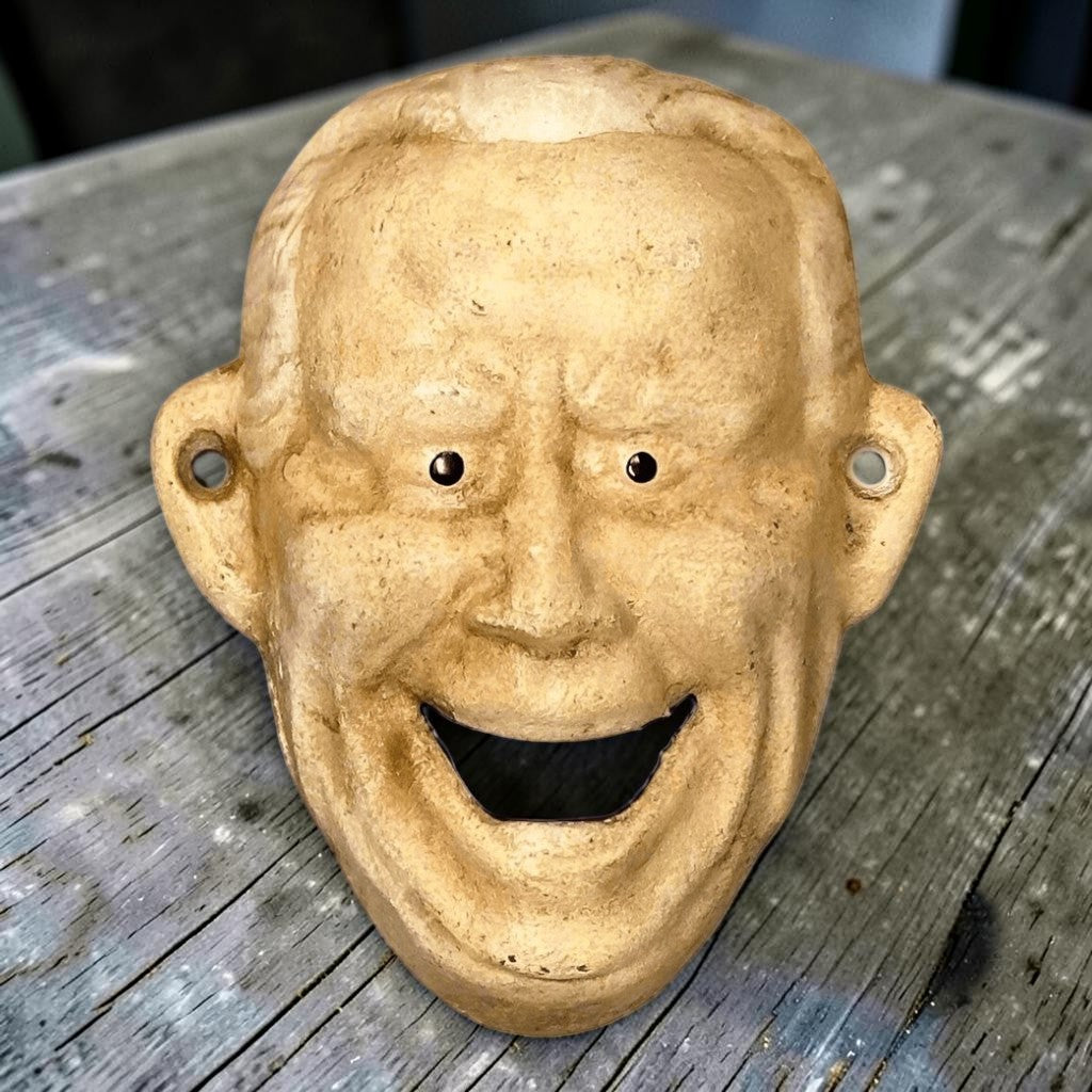 Jones Peak old white guy cast iron wall bottle opener, antiqued finish, vintage character.