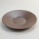 Jones Peak rusty metal mining pan, 12" round, with a distressed antique finish for rustic decor.