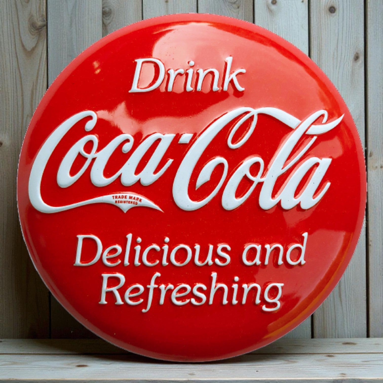 Coca - Cola Delicious And Refreshing Magnet (3" Round) - Jones Peak