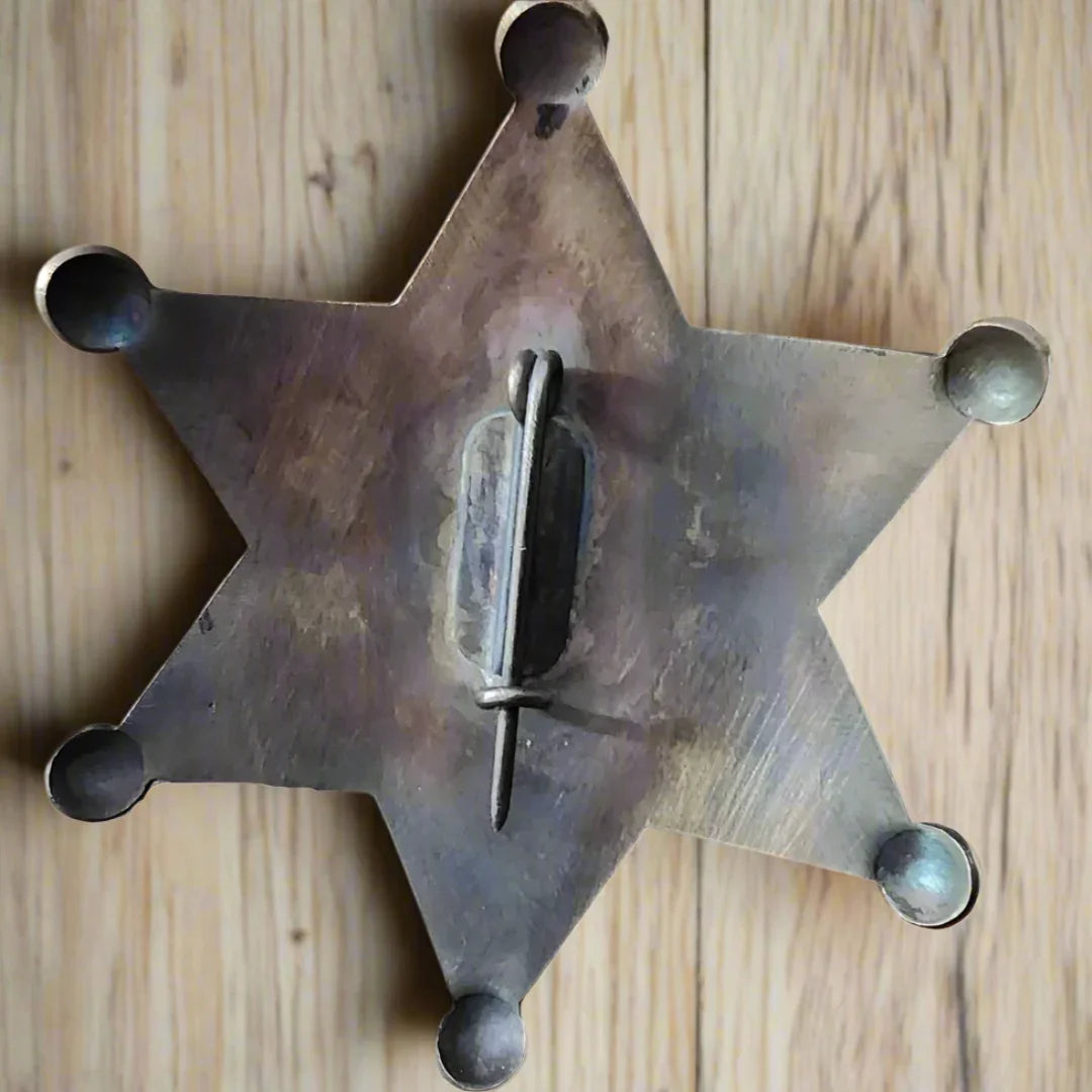 Sutter Creek Marshal Solid Brass Badge - Jones Peak