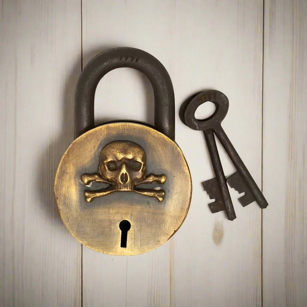 Pirate Solid Brass Lock - Jones Peak