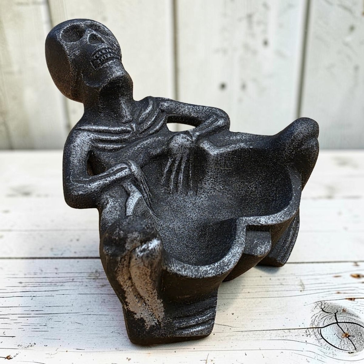 Skeleton Cast Iron Ashtray & Trinket Dish - Jones Peak