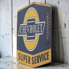 Chevrolet Super Service Embossed Wall Thermometer (14" x 10.25") - Jones Peak
