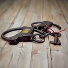Tombstone Arizona Territory Cast Iron Adjustable Handcuffs - Jones Peak