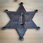 U.S. Marshal Solid Brass Star Badge - Jones Peak