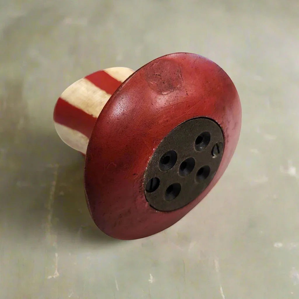 USA Hat Cast Iron Coin Bank - Jones Peak