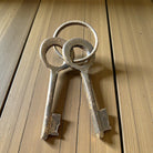 Lone Star Texas Cast Iron Lock with Embossed Star & Keys - Jones Peak