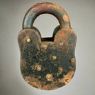 Leavenworth Federal Prison Cast Iron Working Lock & Keys With Antique Finish (3" x 5") - Jones Peak