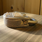 Pony Express 1860 Cast Iron Lock with Brass Tag & Keys — Small - Jones Peak