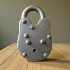 Pony Express 1860 Cast Iron Lock with Brass Tag & Keys — Small - Jones Peak