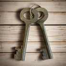 San Quentin Death Row Prison Cast Iron Lock with Brass Tag & Keys - Jones Peak