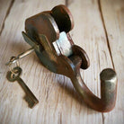San Quentin Death Row Prison Cast Iron Lock with Brass Tag & Keys - Jones Peak