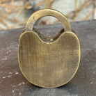 Winchester Solid Brass Lock With Branded Shaft & Antique Finish (3" x 2.25") - Jones Peak