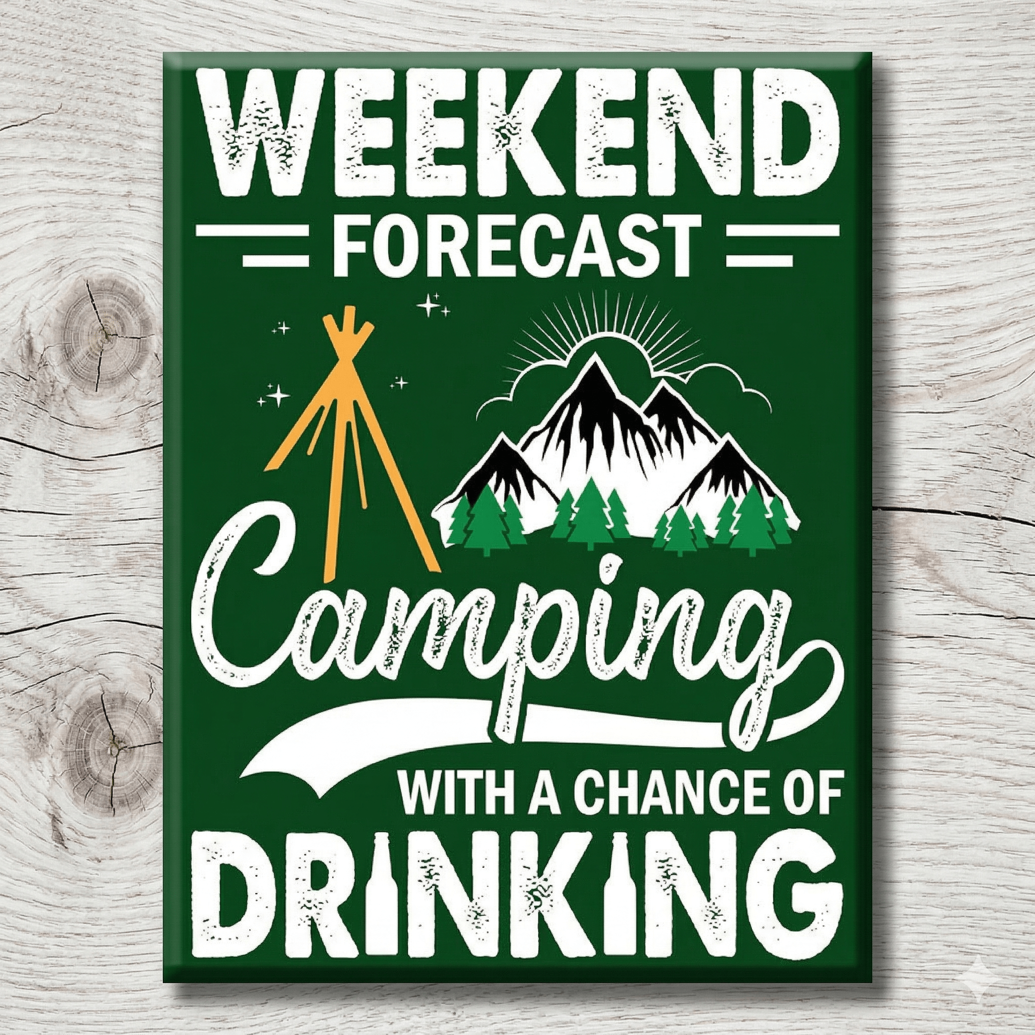 Weekend Forecast Magnet - Jones Peak
