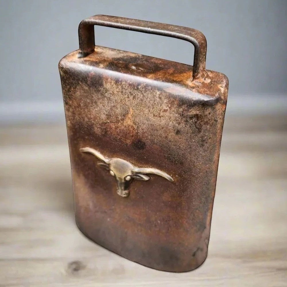 Western Cow Bell With Steer Head - Jones Peak