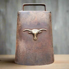 Western Cow Bell With Steer Head - Jones Peak